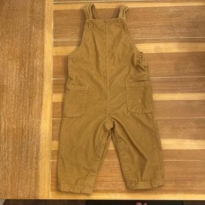 Organic cotton courdory overalls